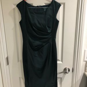 Ralph Lauren cocktail dress hunter green